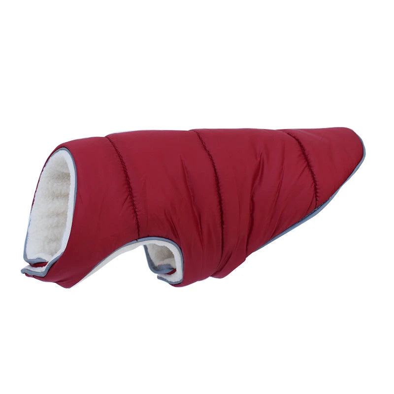 Warm Winter Fleece Dog Jacket