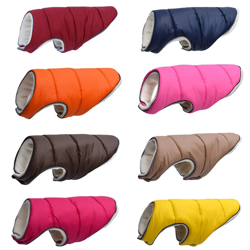 Warm Winter Fleece Dog Jacket